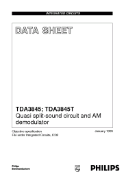 Datasheet TDA3845 производства Philips